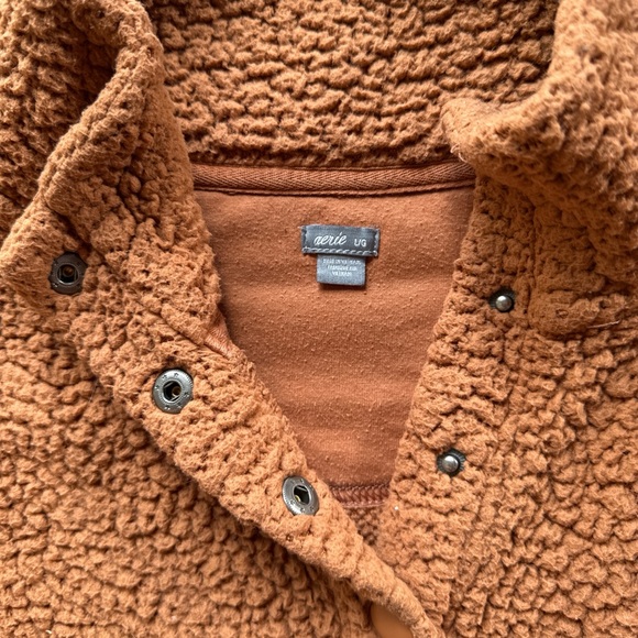 Aerie Tan Sherpa Ski Jacket - Picture 2 of 2